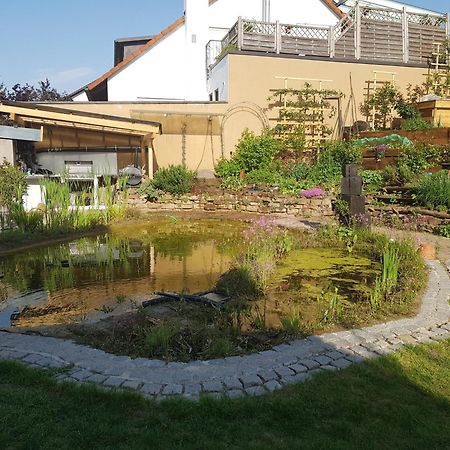 Wohnung Mit Sauna, Garten & Schwimmteich Bietigheim-Bissingen Esterno foto